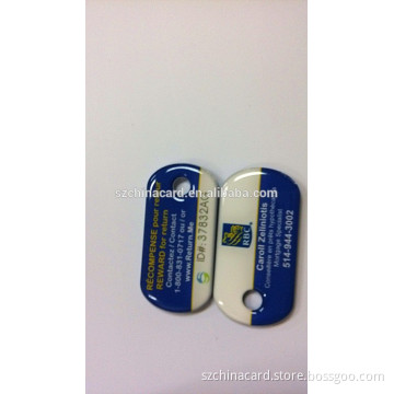 Epoxy Plastic PVC Key Tag